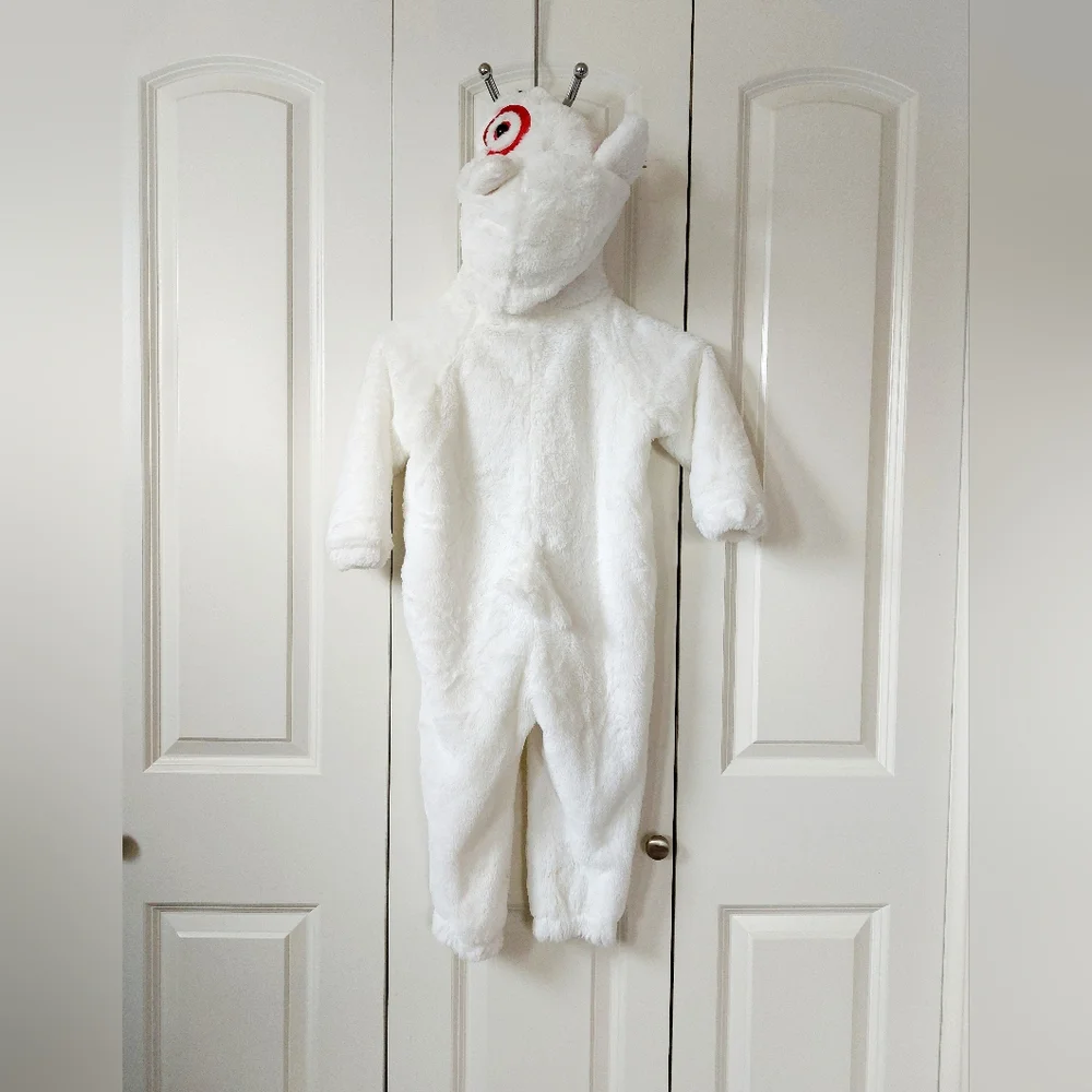 Bullseye the Target Mascot Bull Terrier Dog size 2-3T Halloween Costume aka Spot